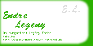 endre legeny business card